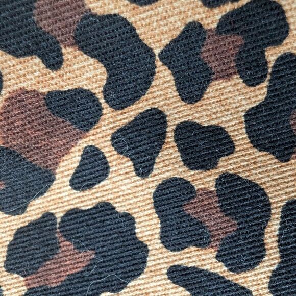 Jcrew Sheath dress in leopard bi-stretch cotton Sleeveless Midi Dress Size 6 - Picture 10 of 16